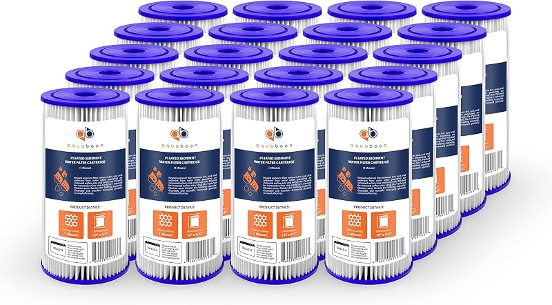 Filtro agua plisado 1micra 10x4.5" comp FXHSC R50-BBSA 20uds