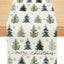 Camino mesa navidad decoración árbol invierno interior exterior
