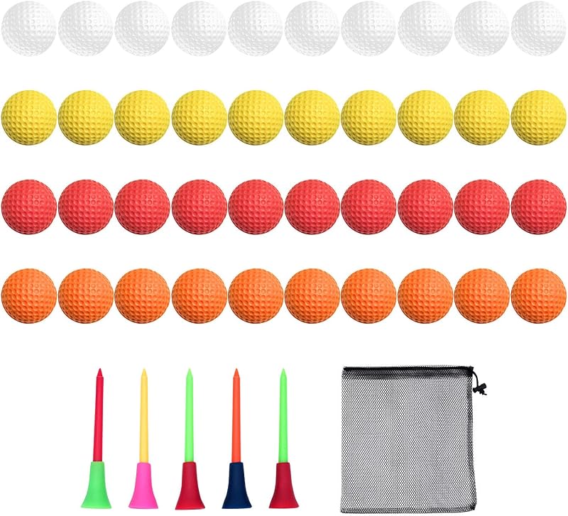 40 Pelotas Golf Espuma Sensación Realista