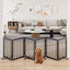 Puerta plegable para mascotas 55-110pulg ancha