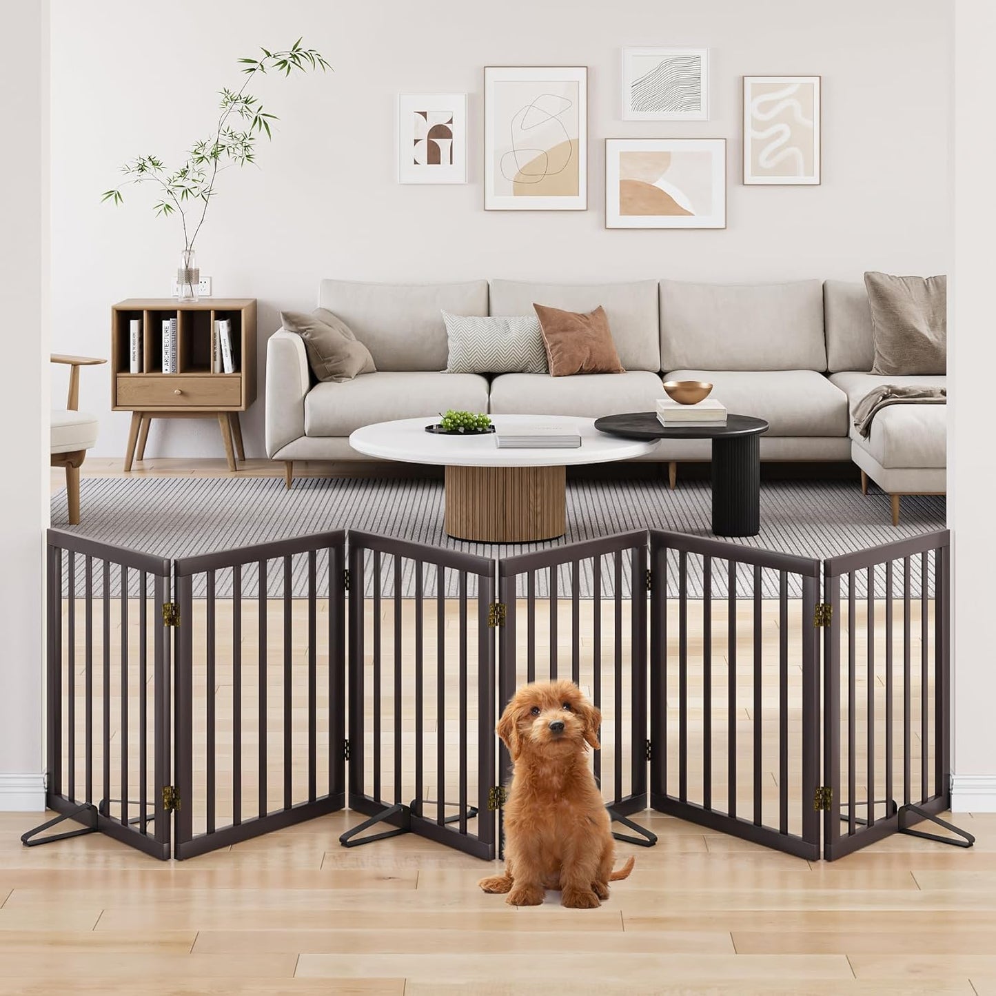 Puerta plegable para mascotas 55-110pulg ancha