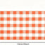 Alfombra cuadros naranja y blanco para exteriores 3x5"