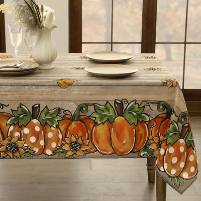 Mantel rectangular madera marrón resistente 60x102pulg