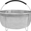 Cesta colador acero inox 8.25pulg 3.75qt color negro
