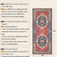 Alfombra pasillo bohemio 2x6" antiderrap color óxido
