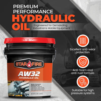 Aceite hidráulico AW32 5gal antidesgaste industrial