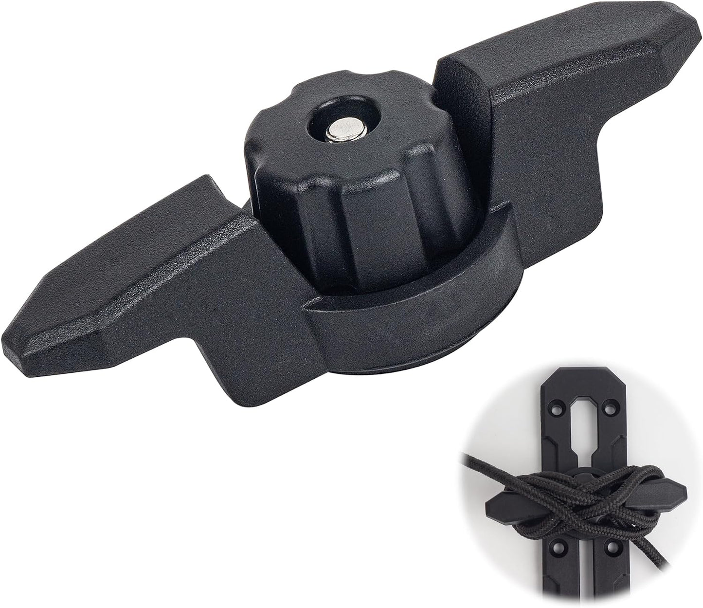 Tacos anclaje kayak para riel accesorios 1 pack negro