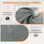 3 Pzas Cojines Antideslizantes para Muebles Exterior 4pulg