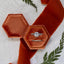 Caja anillo terciopelo bodas propuestas Sedona Copper