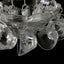 24 Ganchos S Plástico Transparente 1.7"
