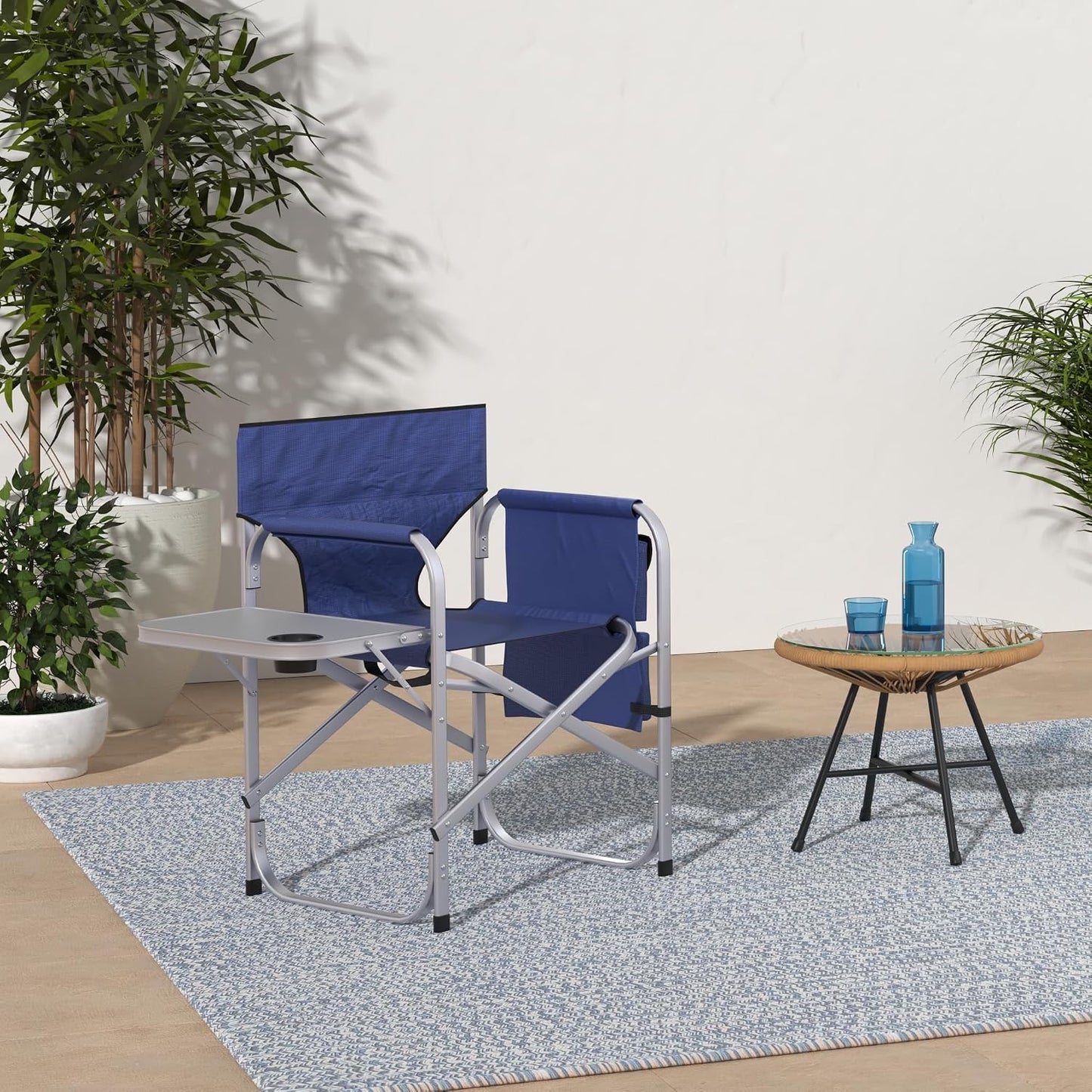 Silla plegable acampar elegante completa