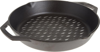 Sartén hierro fundido redonda 12pulg uso parrilla