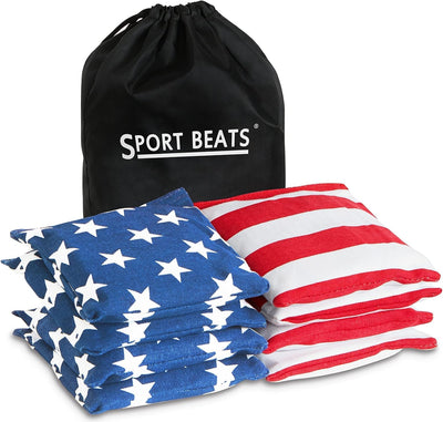 Set 8 Bolsas Cornhole Reglamentarias con Estuche