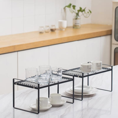 2 Pzas Estante Cocina Organizador Espacio Ahorro Acero