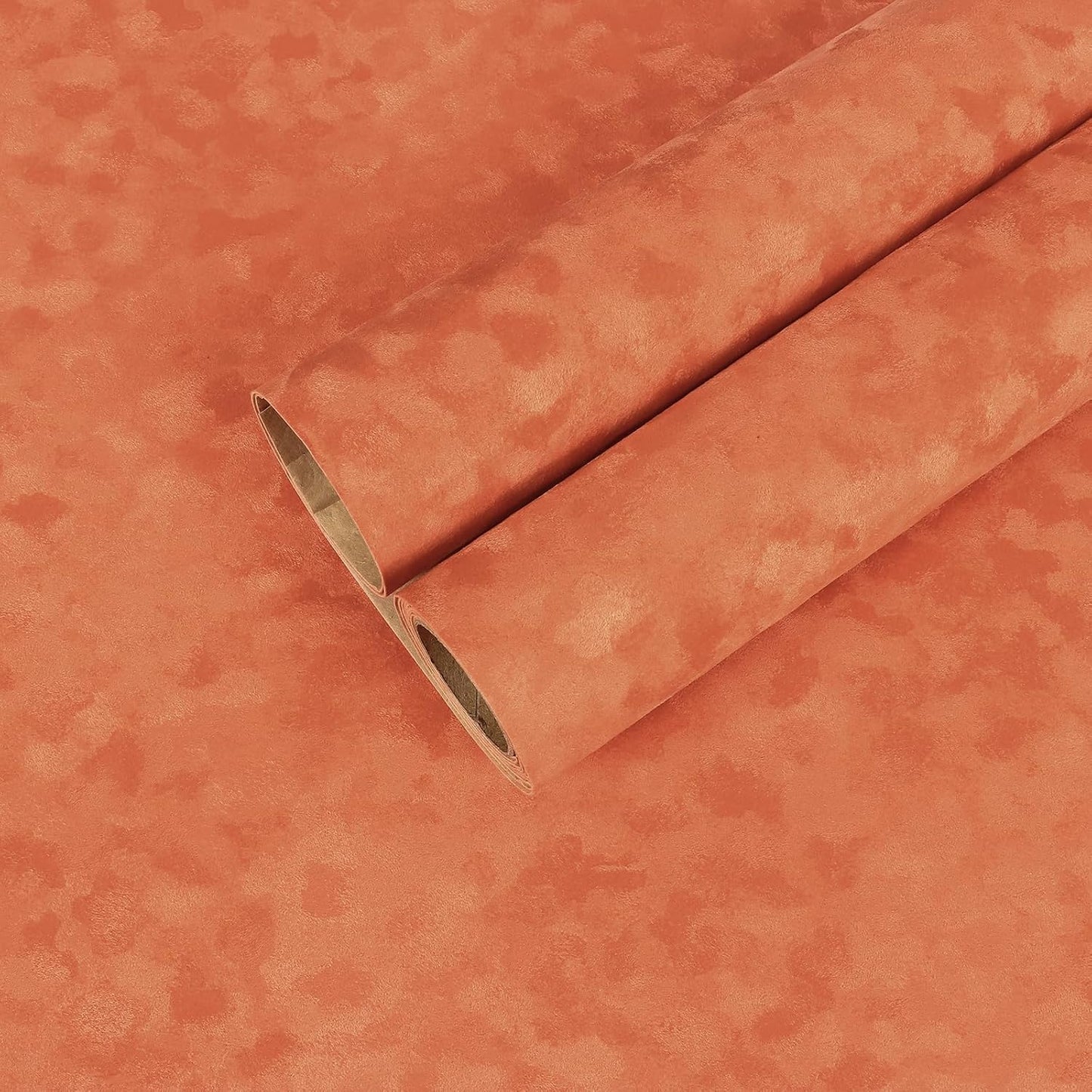 Revestimiento terciopelo naranja flocado para cajón 12x472