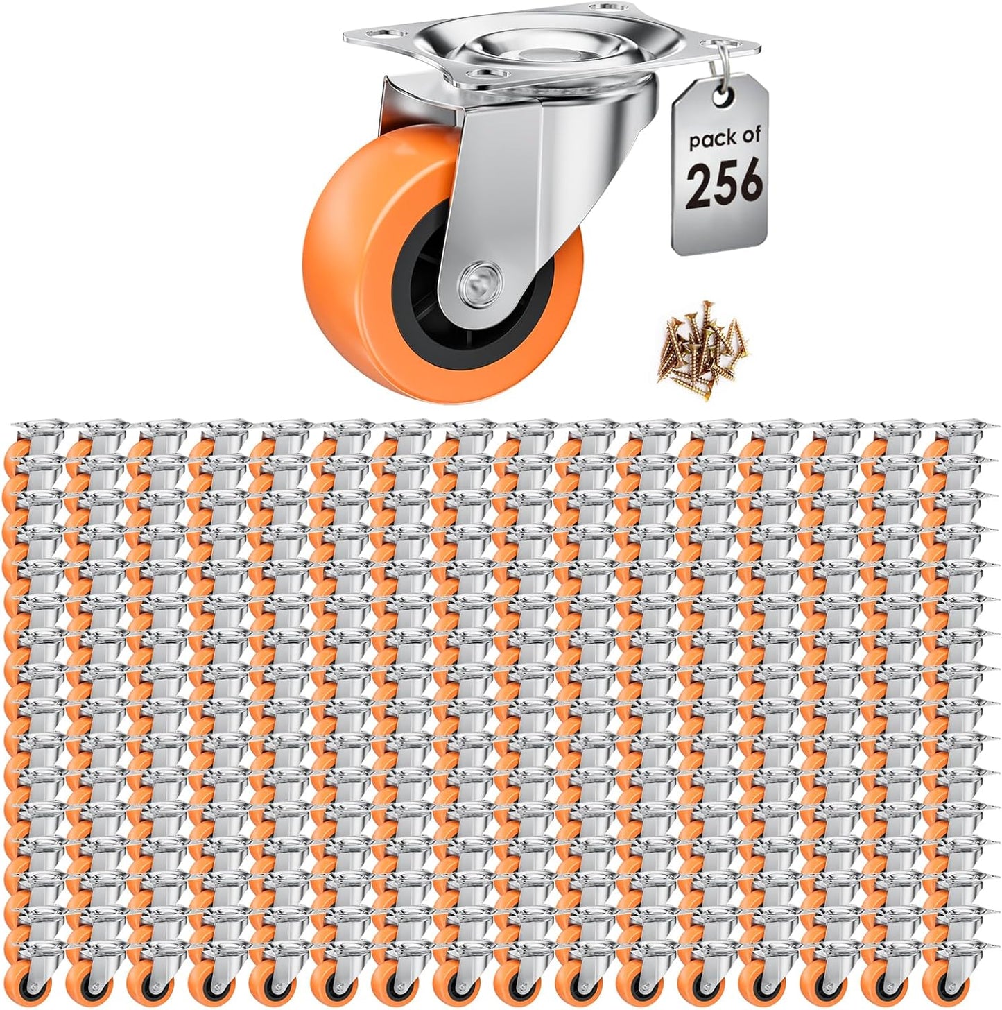Ruedas giratorias 1.5" para muebles 100lbs
