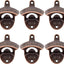Abridor botellas cobre antiguo pared set 6