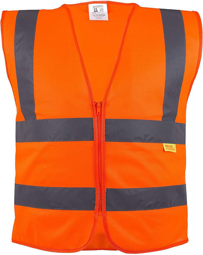 Chaleco seguridad ANSI/ISEA color naranja talla XL