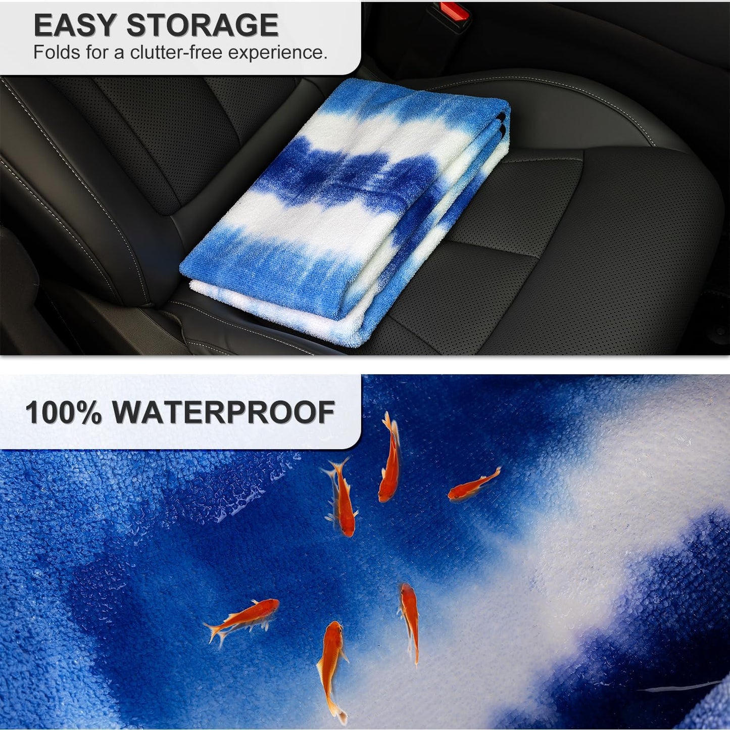 Funda asiento coche antiderrap impermeable universal