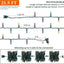 Pack 3 Luces Cadena Navidad Multicolor Interior Exterior