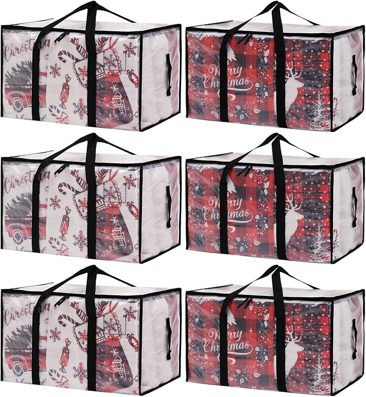 Bolsas mudanza grandes con tapas transparentes y cremalleras