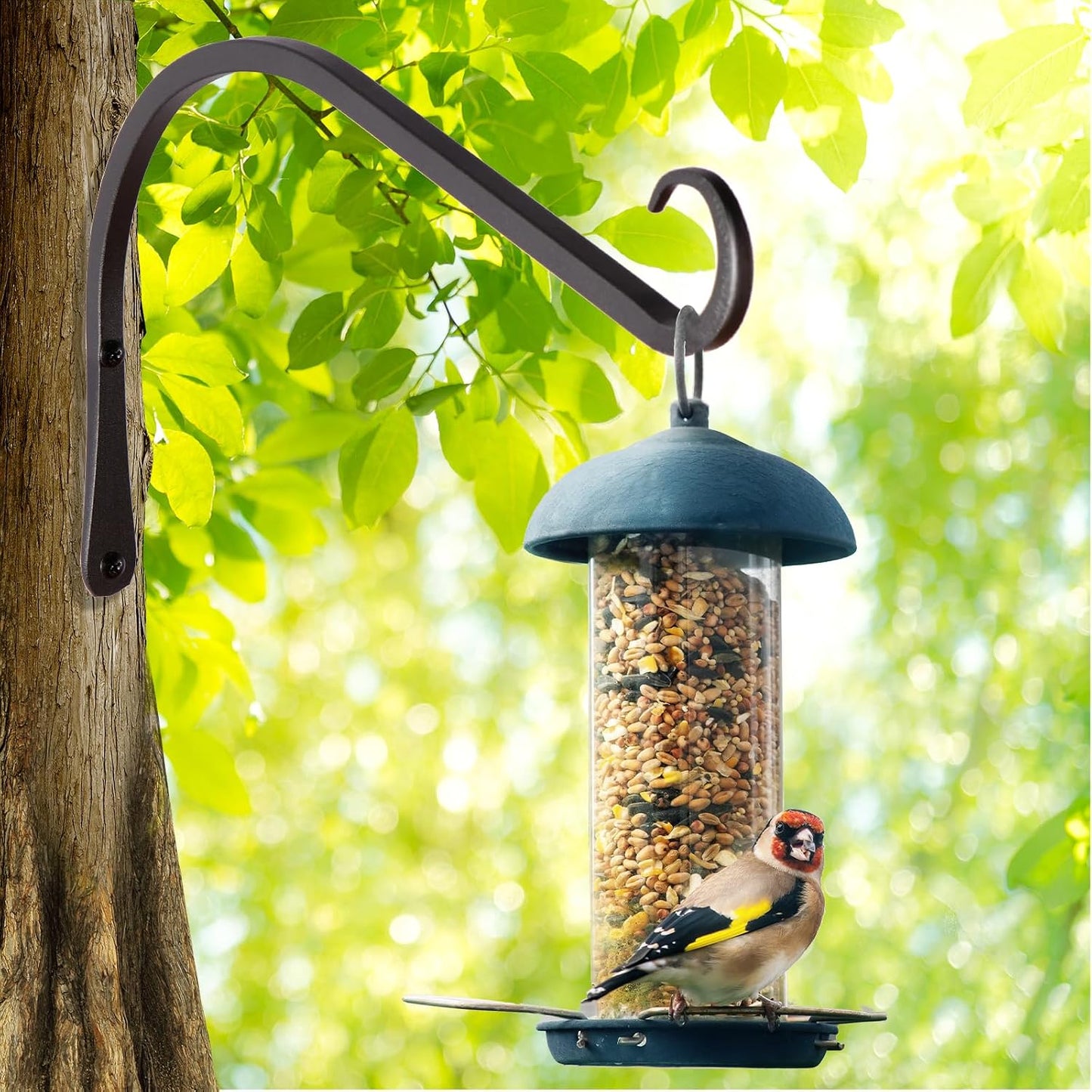Colgador plantas 12" soporte macetas y comederos