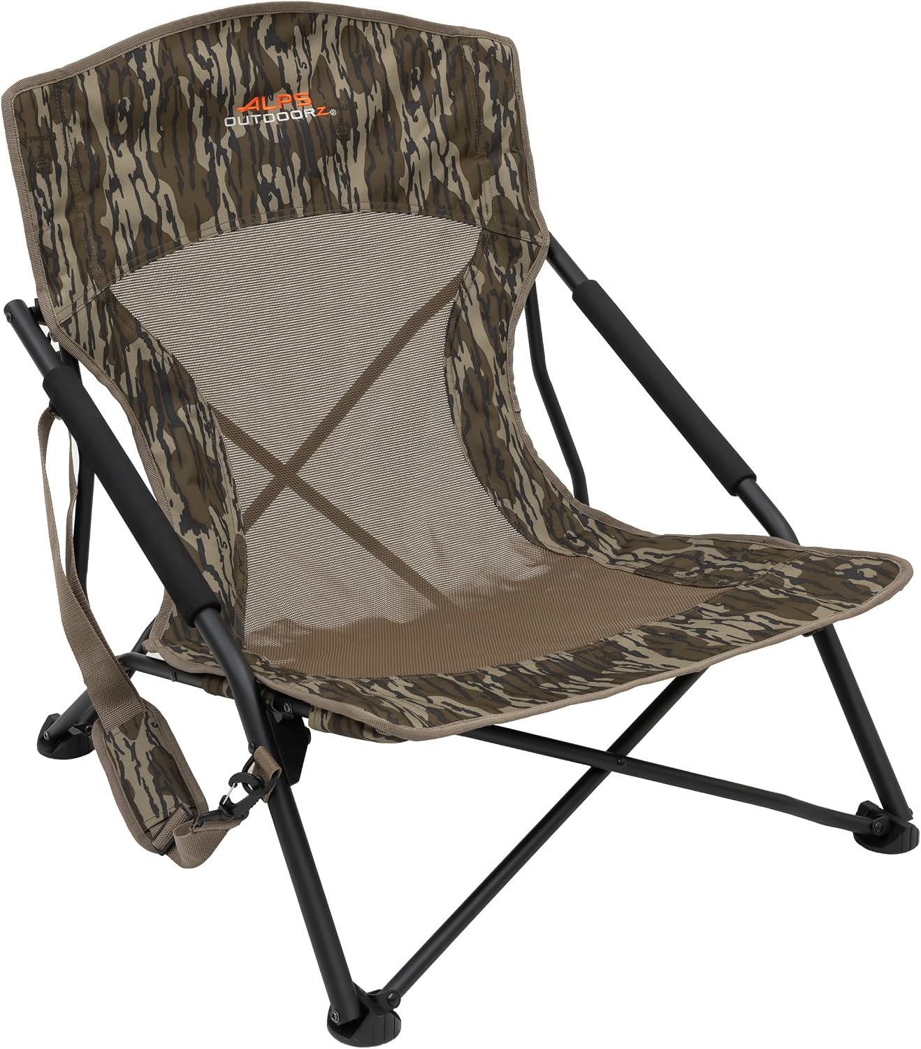 Silla caza pavo plegable camuflaje musgoso roble acero