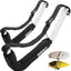 Estante pared kayak 125lb acero espuma interiores