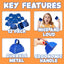 Cencerros metal campanas vaca azules 3pulg eventos deportivos