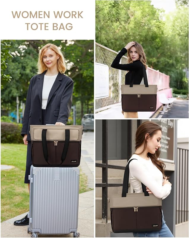 Bolso para portátil 15.6pulg mujer lona resistente agua