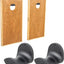 Perchas cornhole pared set 2 incluye bolsa puf