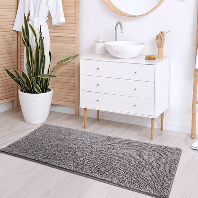 Alfombras baño 20x30pulg felpilla suave antideslizante lavable