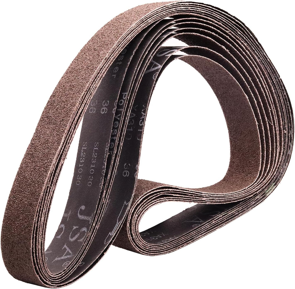 2 Correas Lijado Metal 72pulg Grano 36 Pack 6