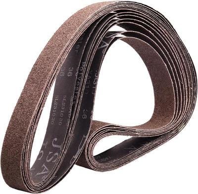 2 Correas Lijado Metal 72pulg Grano 36 Pack 6