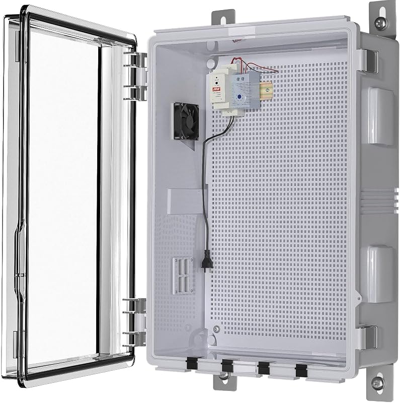 Caja eléctrica exterior con termostato ventilador 19.7x15.7"
