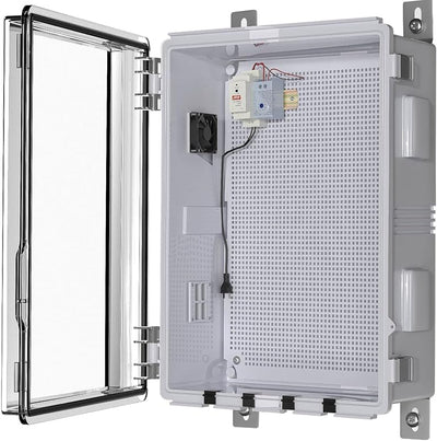 Caja eléctrica exterior con termostato ventilador 19.7x15.7"