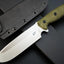 Cuchillo EDC hoja fija acero AUS-10 mango Micarta