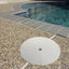 Tapa gris para piscina y spa 6 pulg