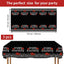 Mantel Paisley Negro