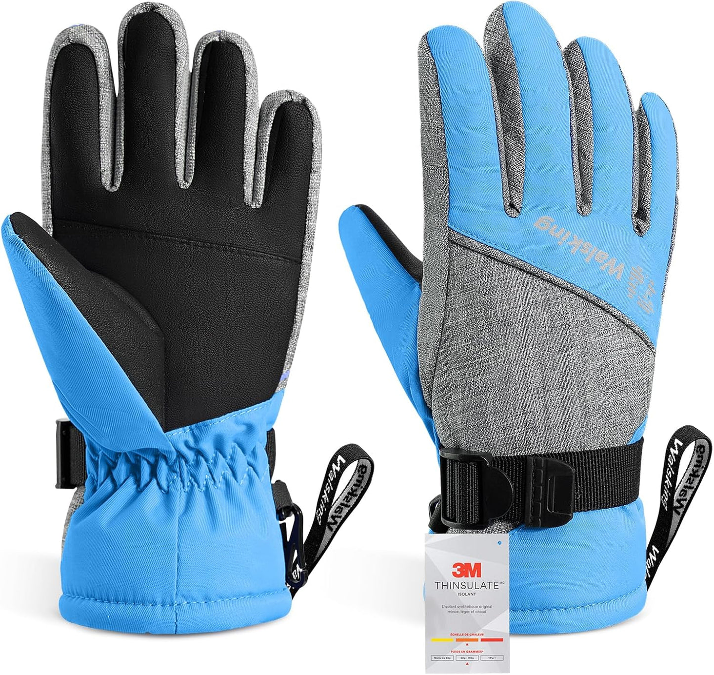 Guantes invierno niños 3M Thinsulate impermeables térmicos