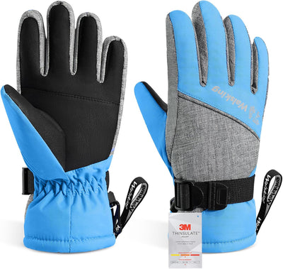 Guantes invierno niños 3M Thinsulate impermeables térmicos