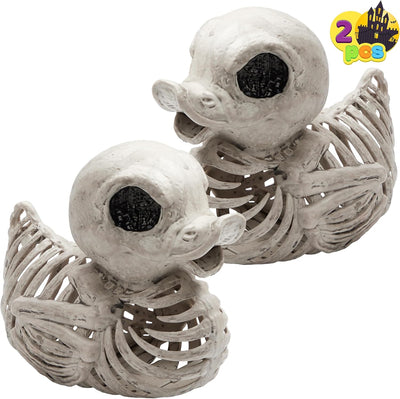 Huesos plástico pato 4.5" decoración Halloween
