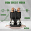 Solenoide 12V 4 terminales para Toroo
