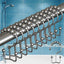 Ganchos ducha acero inox ajustables varilla estándar