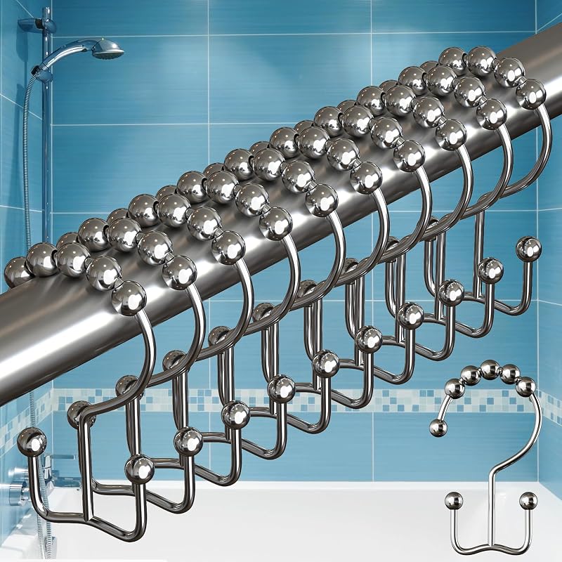 Ganchos ducha acero inox ajustables varilla estándar
