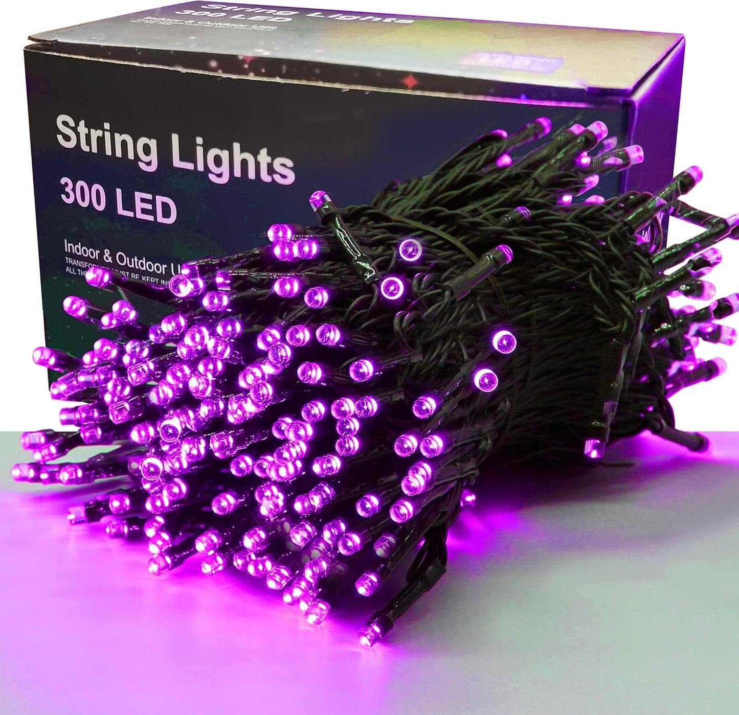 Cadena luces LED Halloween 98.5ft 8 modos impermeable