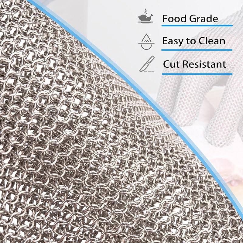 Guantes corto acero inox para cocina nivel X