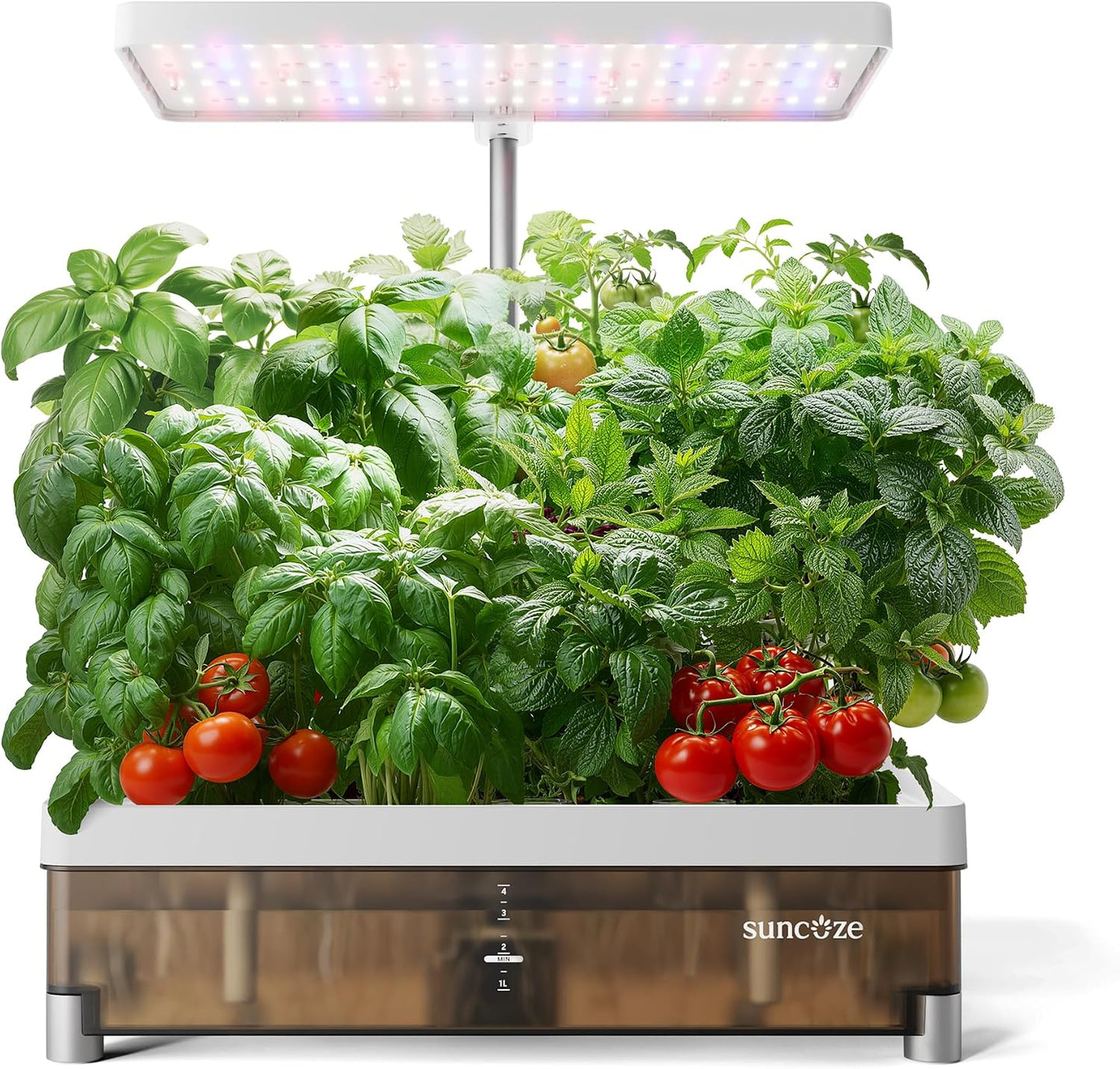 Kit cultivo hidropónico 13 vainas luz regulable tanque 4L 12.8pulg