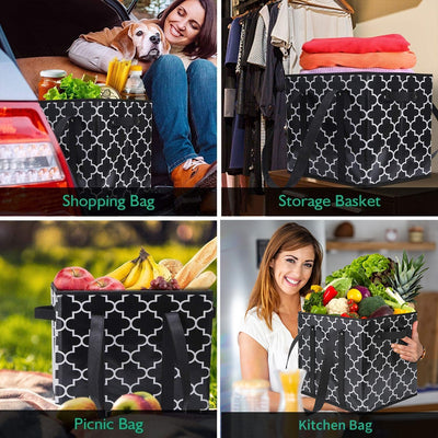 2 Pzas Bolsas Reutilizables Comestibles Negro