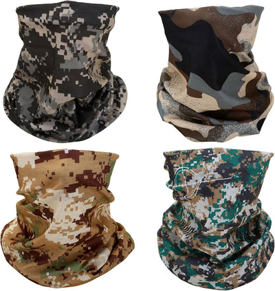 4 Bandanas Multiusos para Hombre y Mujer